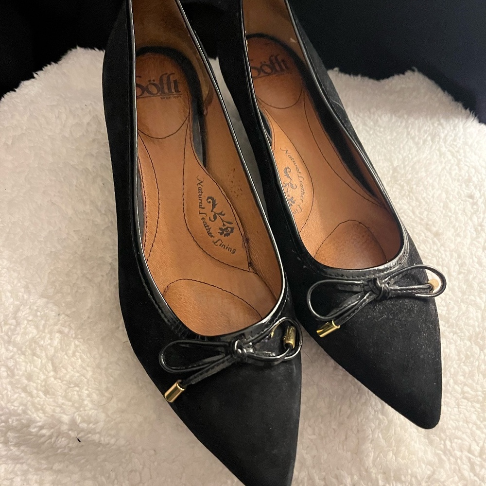 Womens Sofft Pumps, Black, size 10, cushion insoles